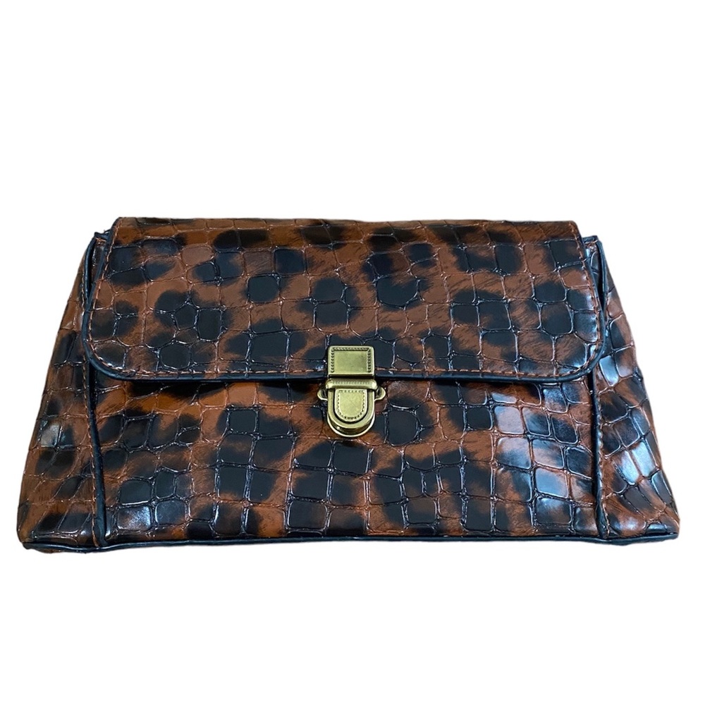 Flap Leopard Print PU Shoulder Bag - Picture 3 of 4